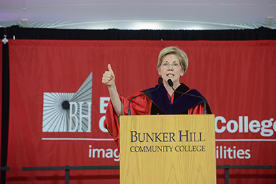 Elizabeth Warren at Commencement