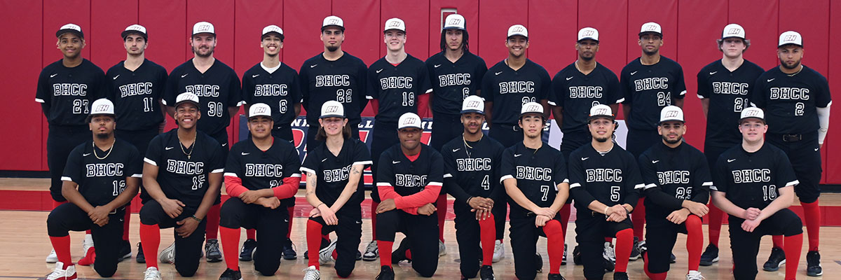 BHCC 2025 baseball team 2025 BHCC Baseball team