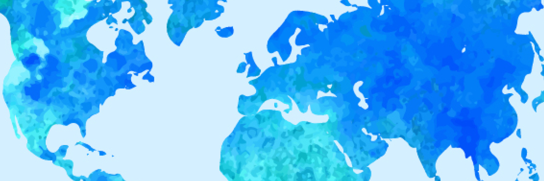 Blue world map 