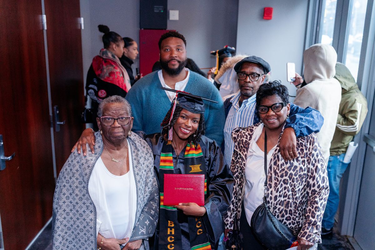 Students with family