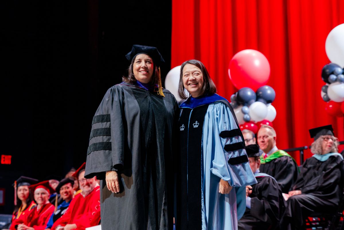 Pam with Lieutenant Governor