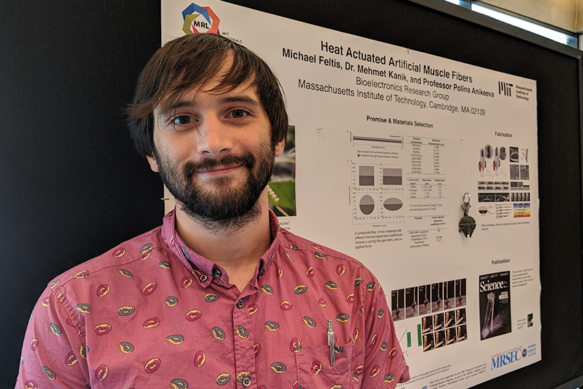 student STEM internship presentation