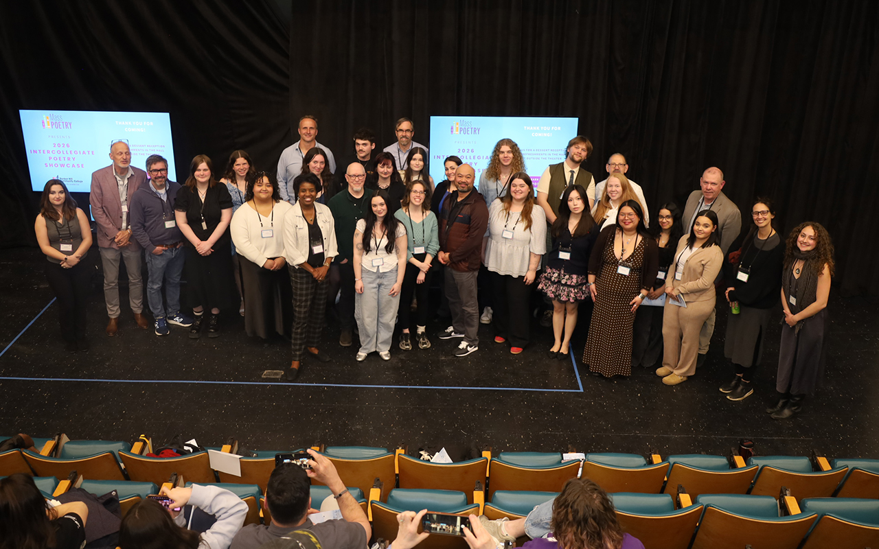 Ma poetry showcase students