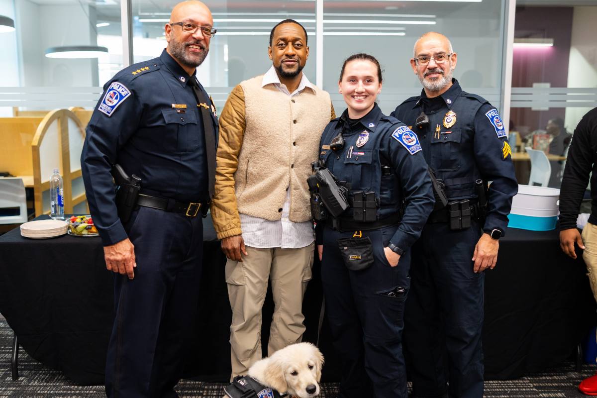 Jaleel White with public safety