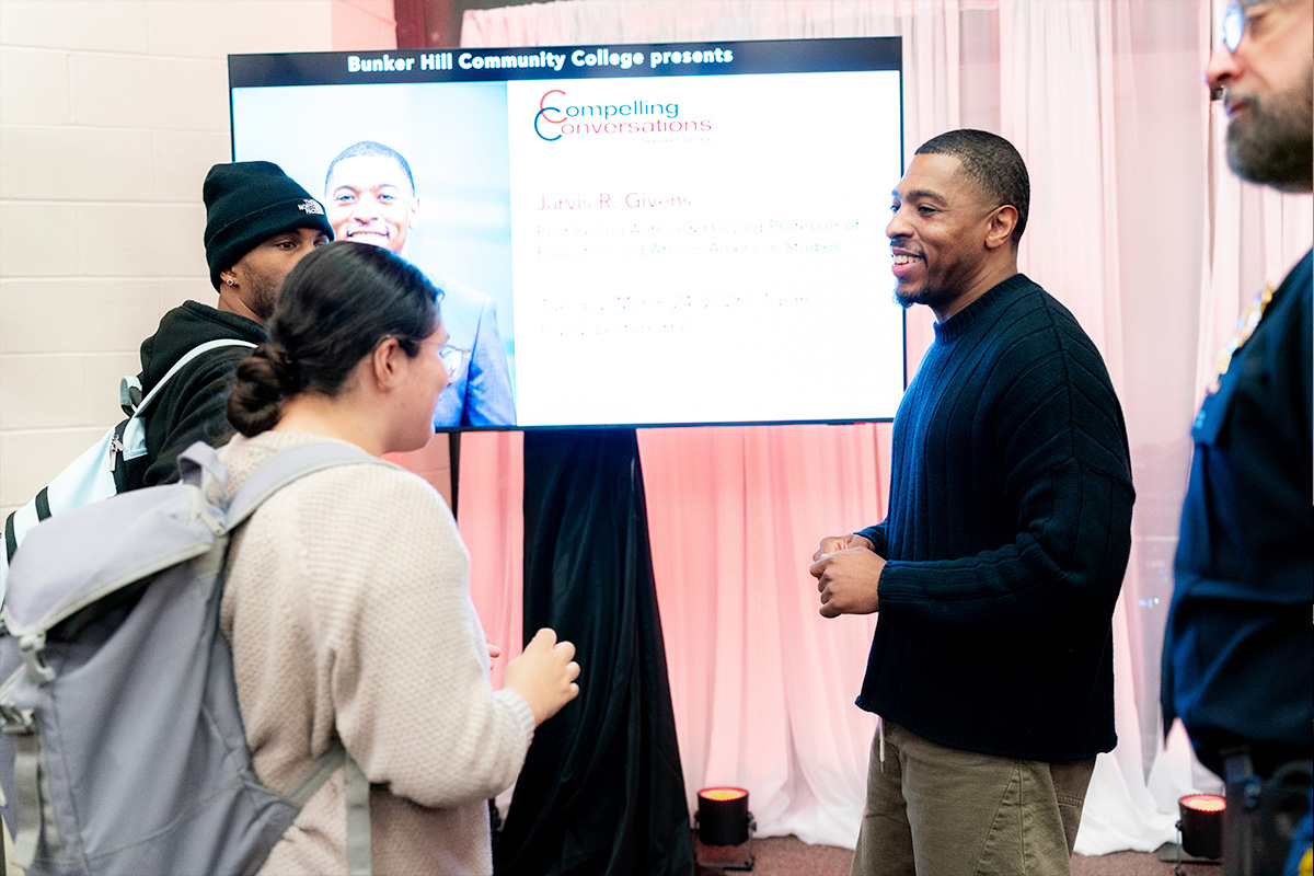 Jarvis Givens meeting students