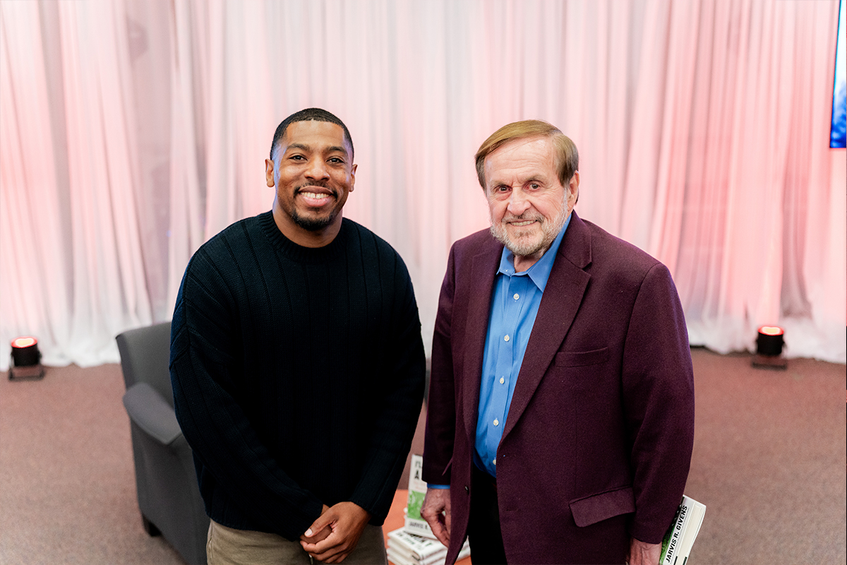 Jarvis Givens with Dr. Canniff