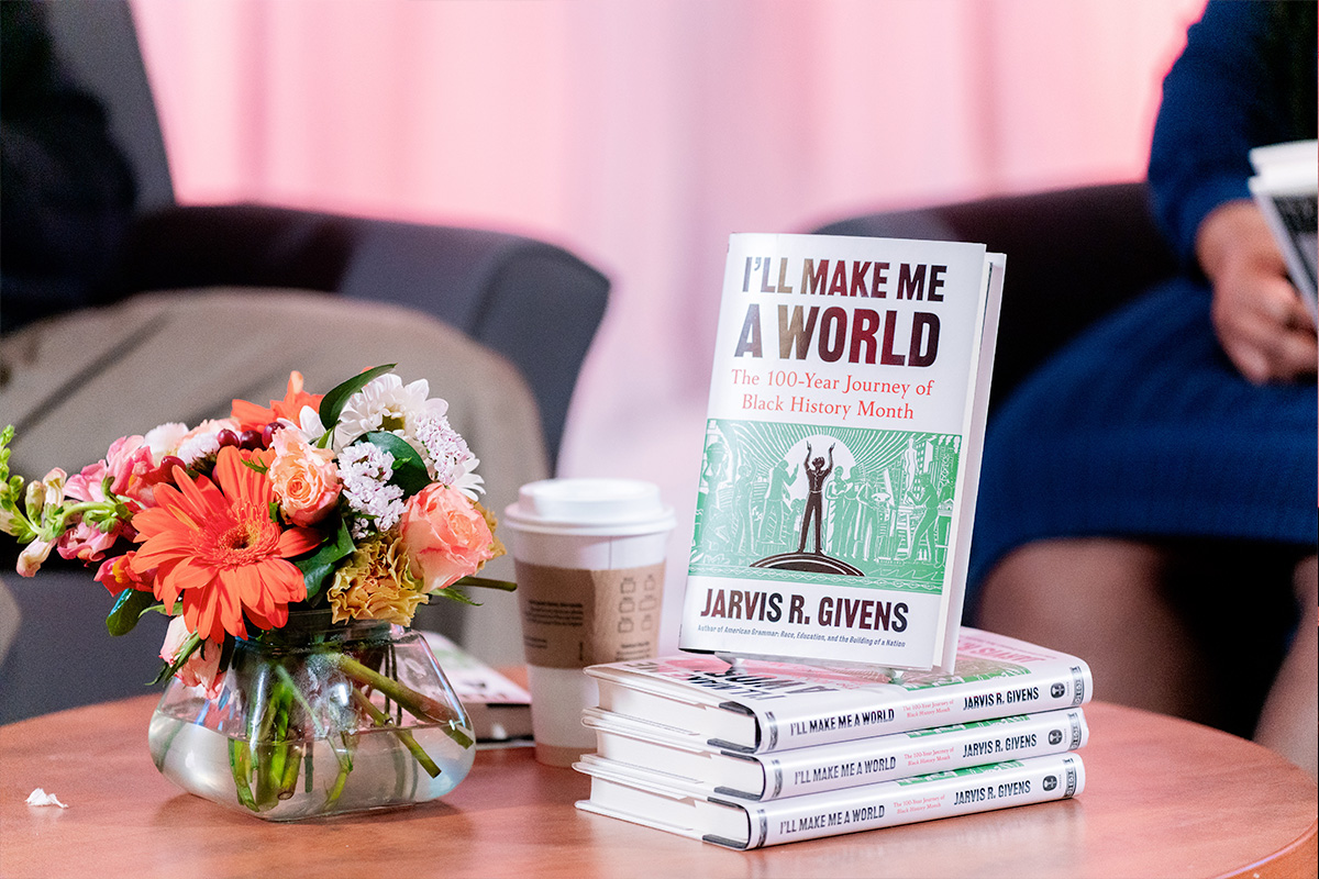 Book on a table