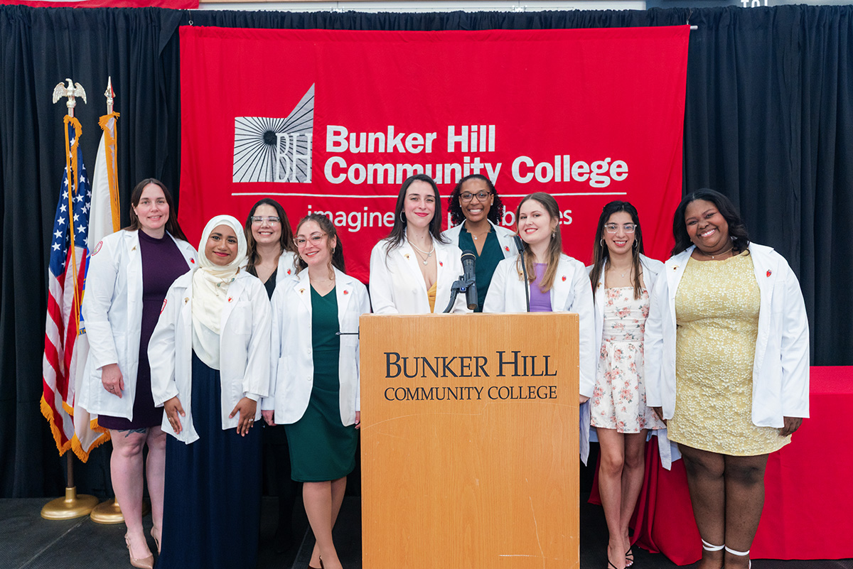 group of medical imaging students