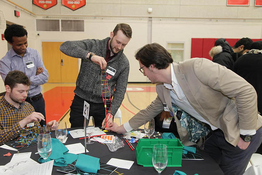 Alumni at the STEM Alumni Dinner April 5, 2018 