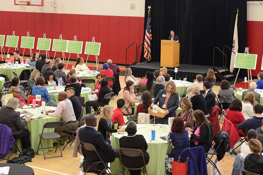 audience at Voices of Hunger Event