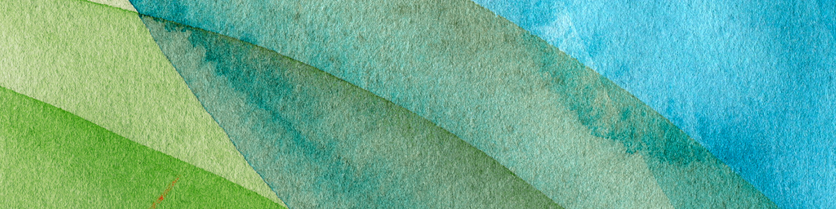 blue and green water colors 