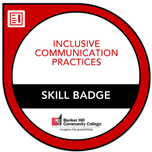 Inclusive Communication Practices Skill Badge