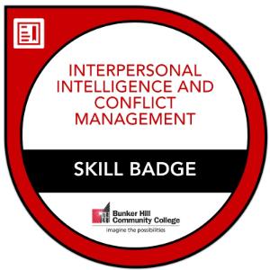 Interpersonal Intelligence and Conflict Management skill badge