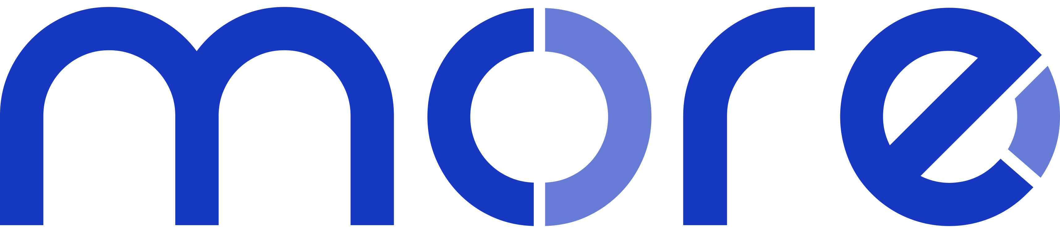 Blue letter MORE