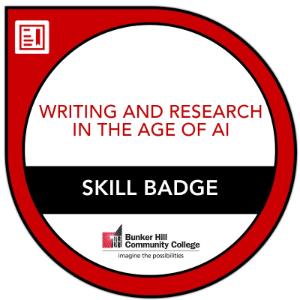 Writing and Research in the Age of AI skill badge