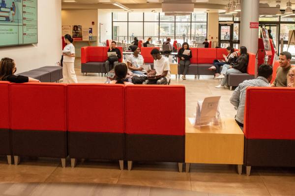 Students in Student central