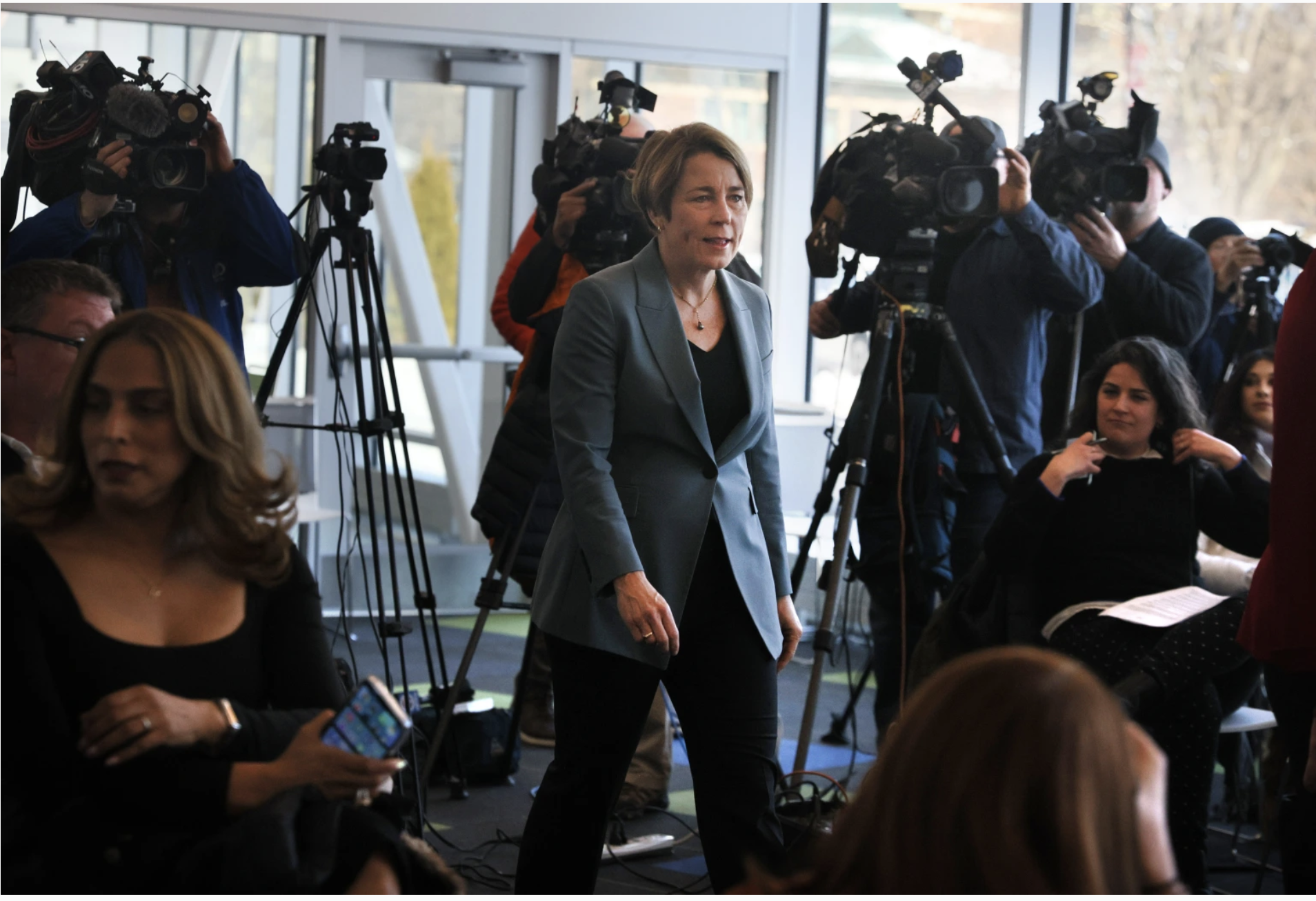 Herald photo of Governor Maura Healey