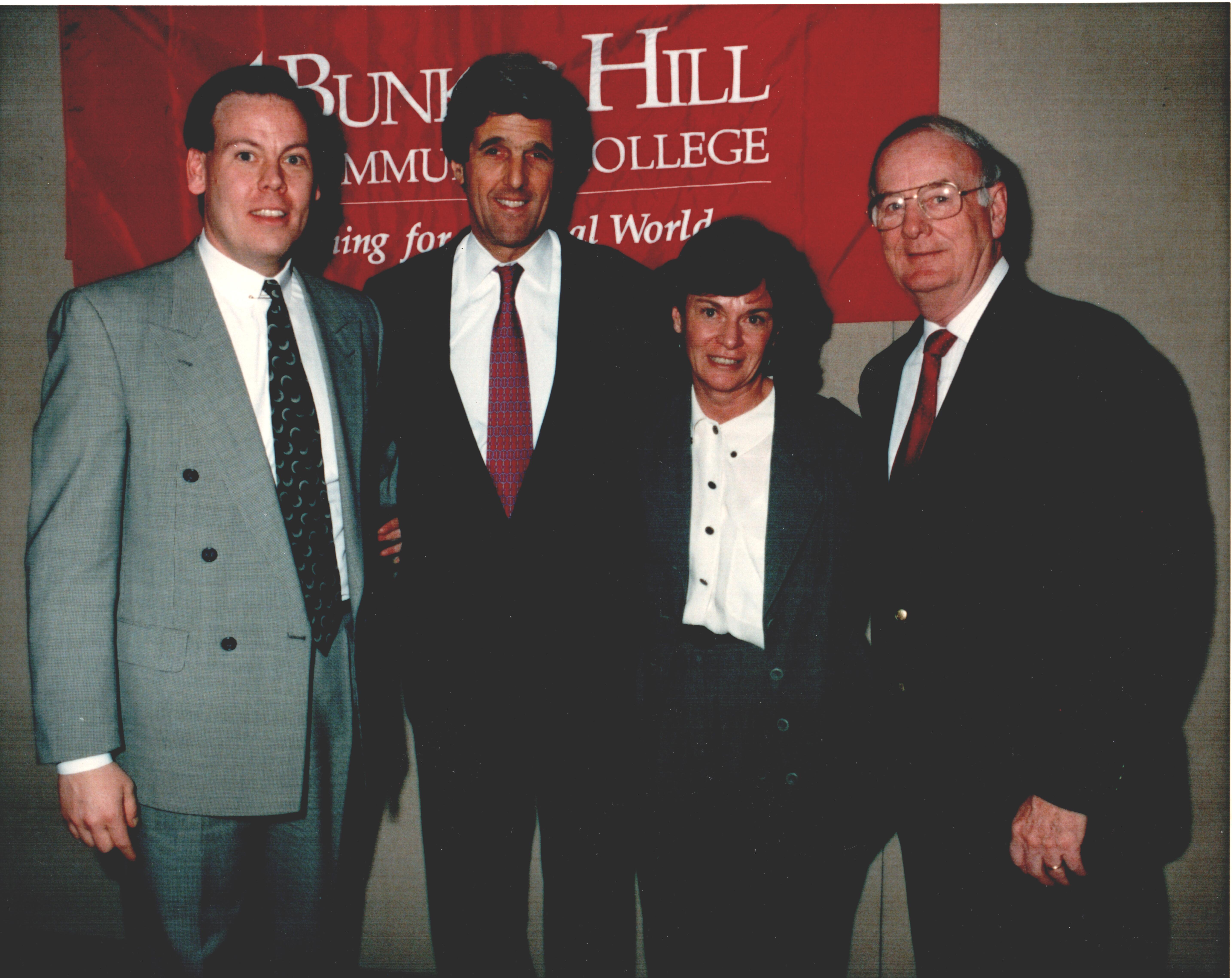 John_Kerry_BHCCFaculty.jpg- Senator John Kerry with BHCC faculty