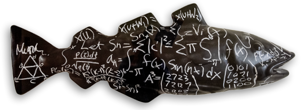The 50th Year BHCC Cod with Good Will Hunting math formula on it