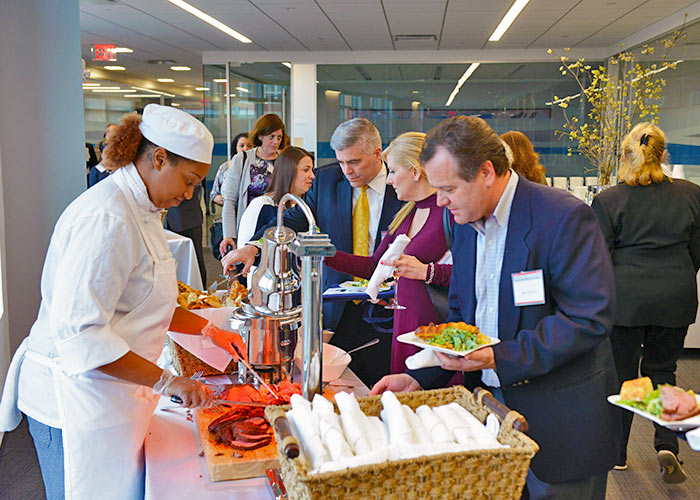 BHCC culinary students serving guests