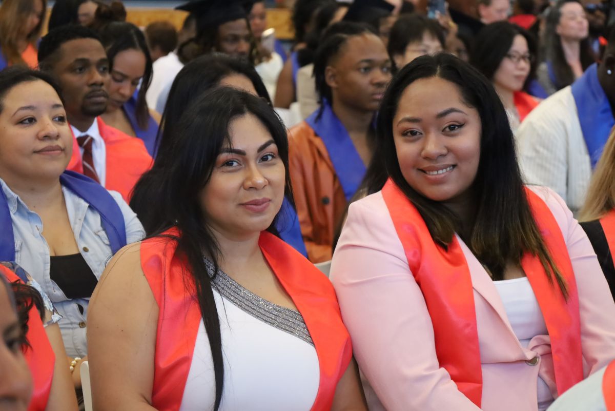 Students at the event
