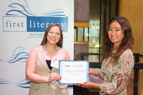 Ana and Trinh 2024 Scholarship Ceremony