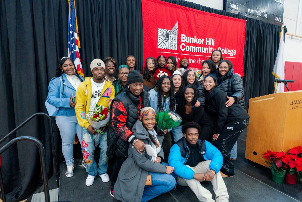 nursing graduate and family