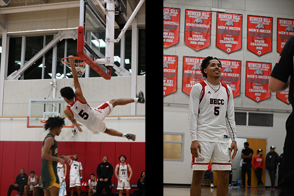 Giovanni Cordero Novas playing basketball