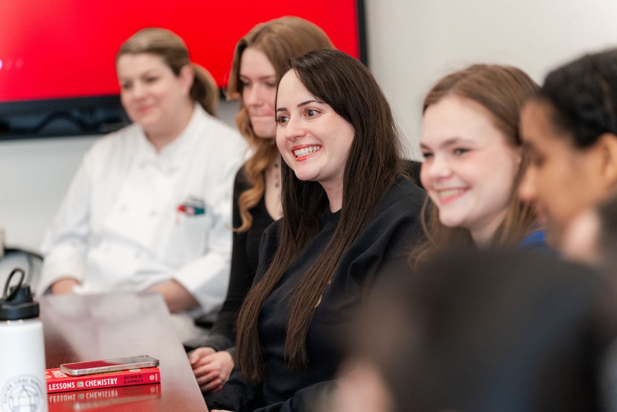 Students at the event