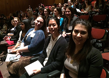 BHCC students at the Women and Girls in STEM Networking Evening