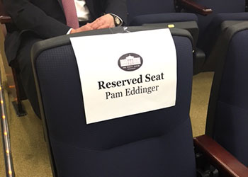 Seat Reserved for BHCC President Pam Eddinger