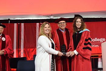 Commencement 2018 Bill Walczak with Hunger Team