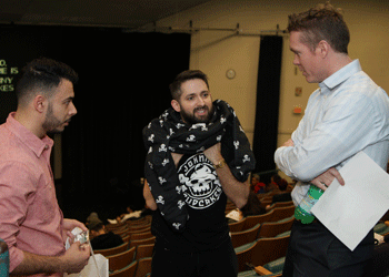 Johnny Cupcakes speaks to Bunker Hill students on how to succeed  