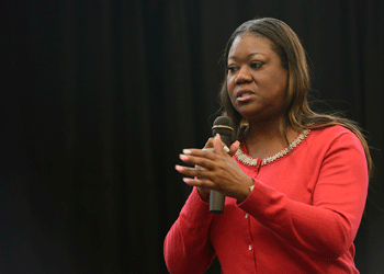 Sybrina Fulton at difficult dialog event