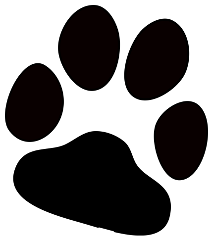 Dog paw print
